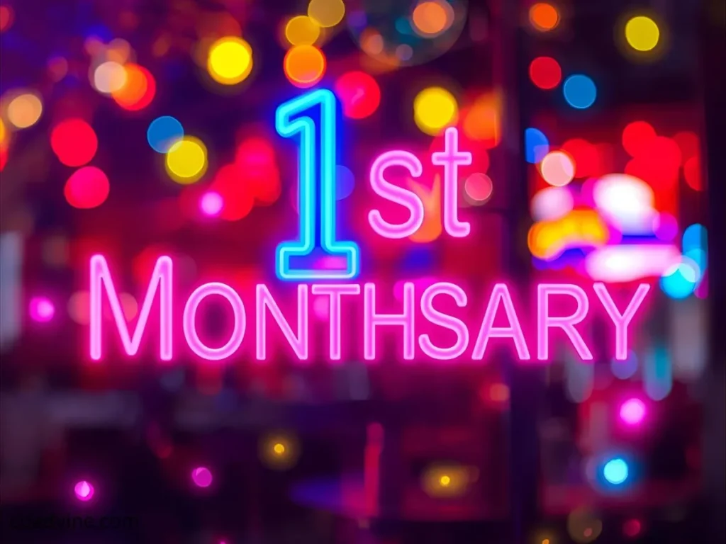1st Monthsary Caption