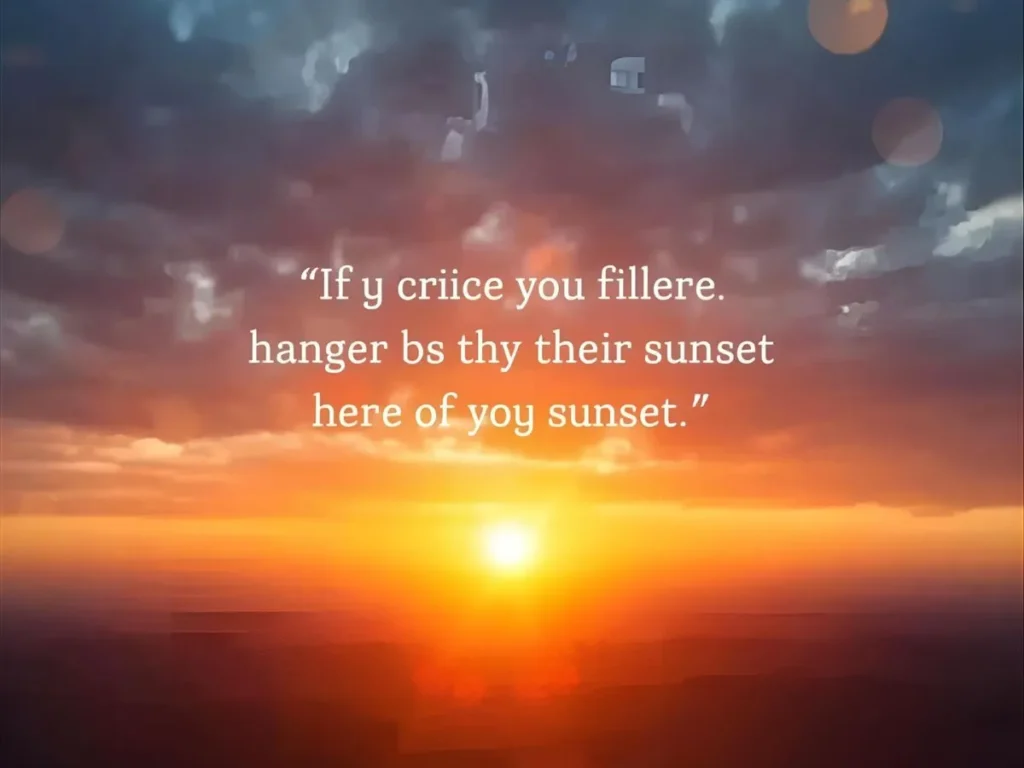 Beautiful Sunset Captions