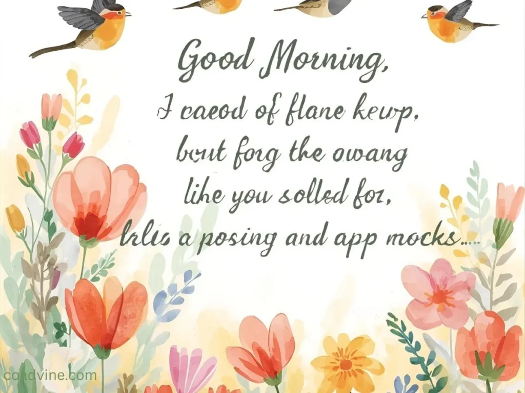 Good morning message for a friend