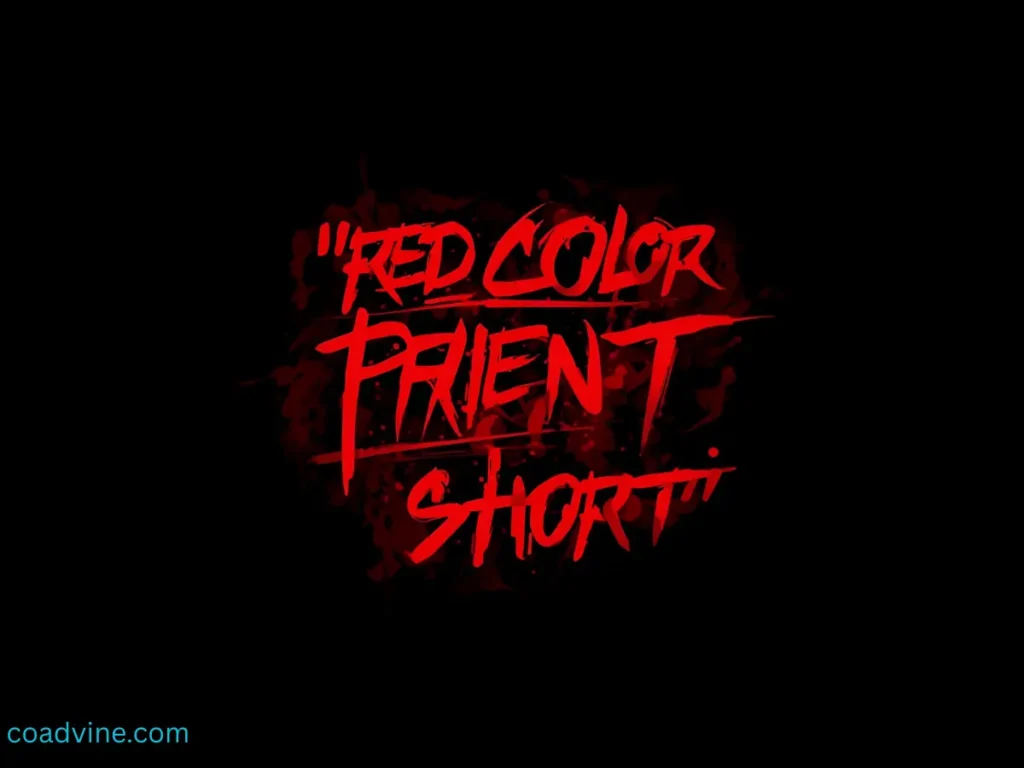 Red Color Quotes Short