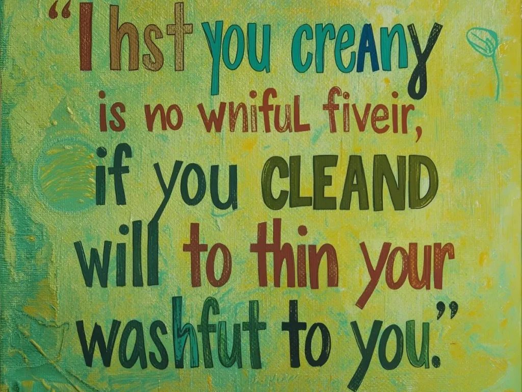 Spring Cleaning Quotes Short