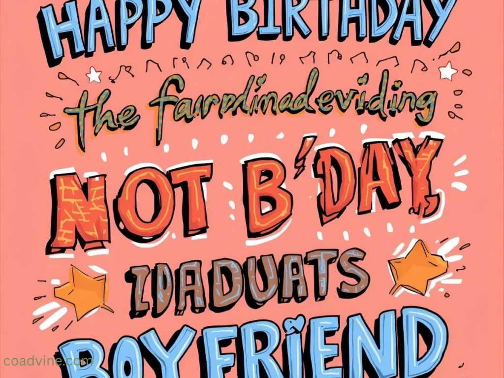 Funny birthday quotes for boyfriend in english