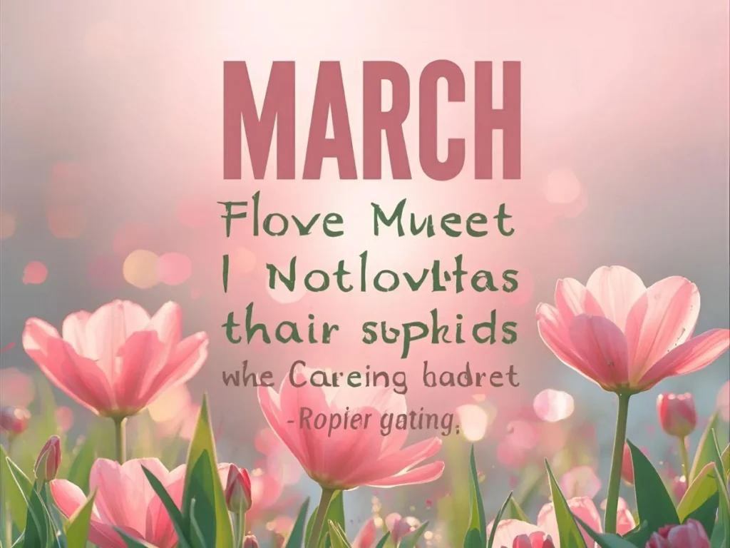 Inspirational March quotes