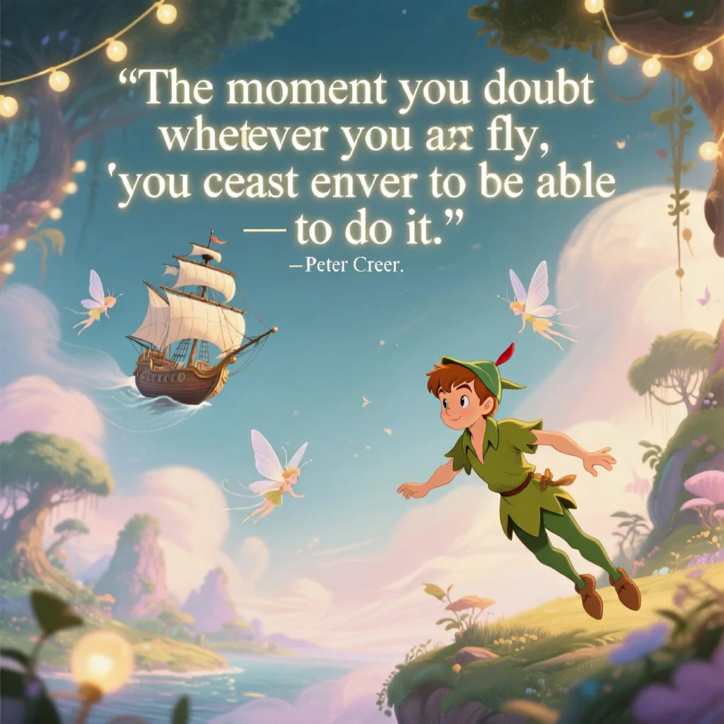 Inspirational Peter Pan quotes