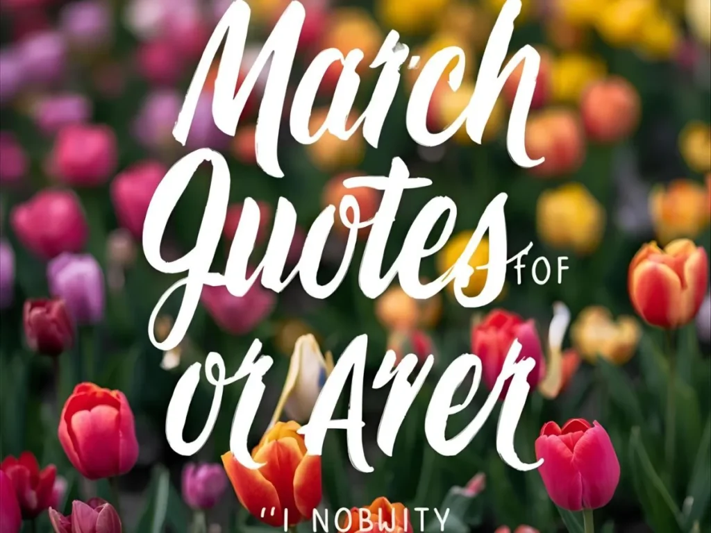 March quotes for new beginnings