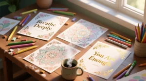 Read more about the article 210+Color Your Stress Away with Printable Inspirational Quote Pages🌼